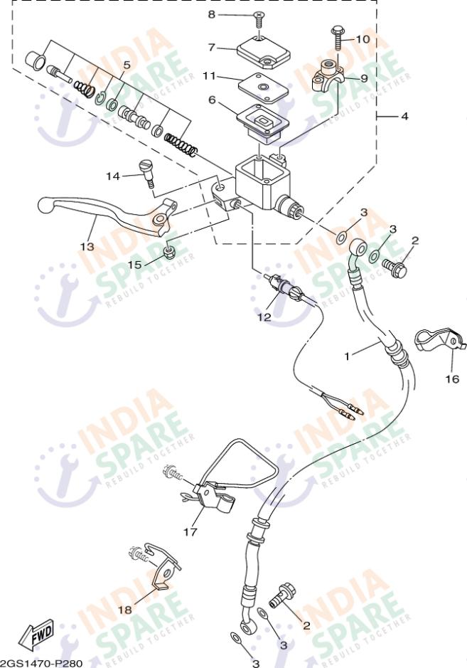 FRONT MASTER CYLINDER
